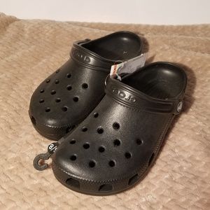 NWT Classic Black CROCS Clog